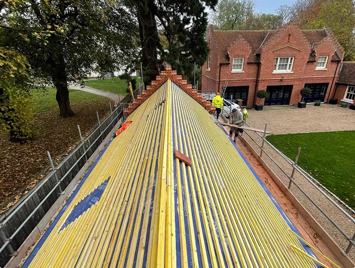 Paved garden pathway