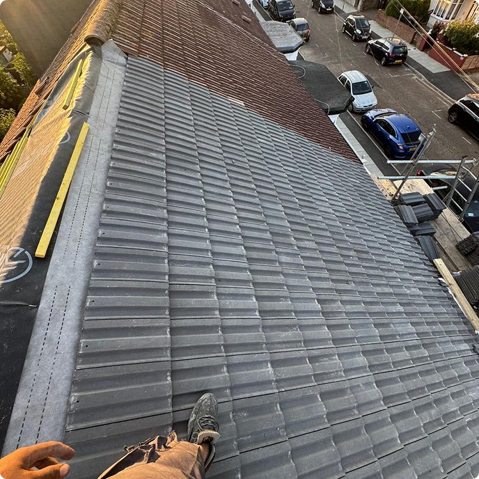 Garden landscaping project